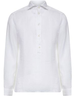 D 40 Camicia Stile Polo - Bianco