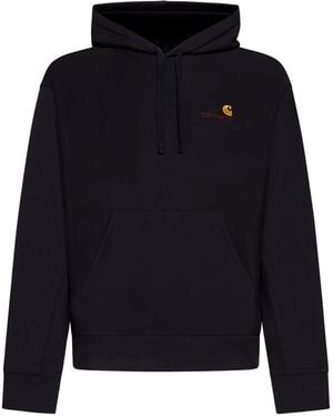 Carhartt Cotton-Blend Hoodie With Logo - Blue