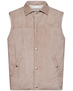 Brunello Cucinelli Padded Vest - Grey