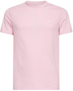 Polo Ralph Lauren Garden Jersey Custom Slim-Fit Crewneck T-Shirt - Pink
