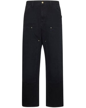 Carhartt Cotton Canvas Double Knee Jeans - Blue