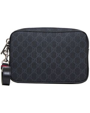 Gucci Gg Fabric Shoulder Bag - Blue