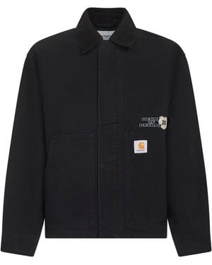 Carhartt Canvas Og Arcan Graphic Jacket - Black