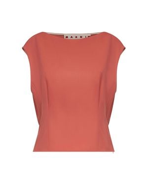 Marni Sleeveless Gathered Top