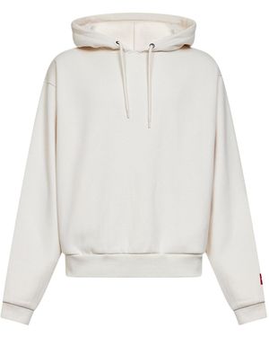 The North Face Ivory Box Polycotton Hoodie - White