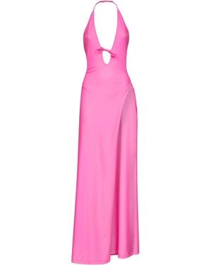 Balenciaga Asymmetric Dress Bb - Pink