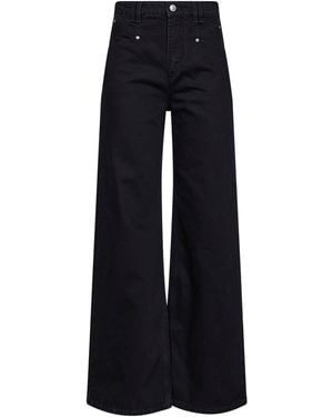 Isabel Marant Cotton Denim Lemony Jeans - Blue