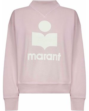 Isabel Marant Moby Logo Sweatshirt - Pink