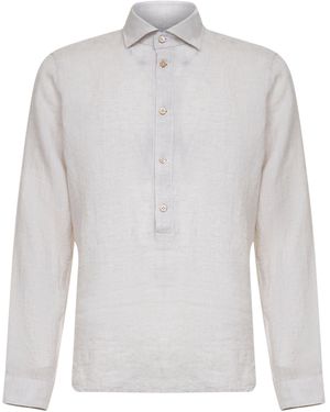 D 40 Camicia Stile Polo - Bianco