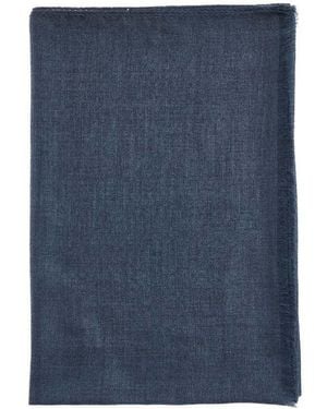 D 40 Cashmere Scarf - Blue