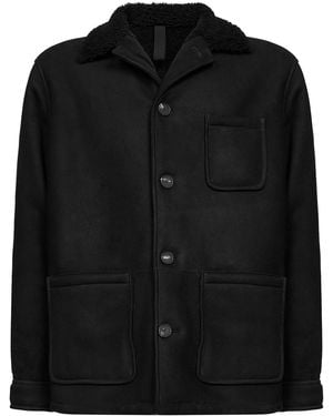 Tagliatore Lamb Shearling Jacket - Black