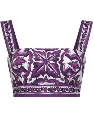 Dolce & Gabbana Top Bralette - Viola