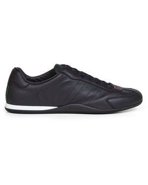 Gucci Smooth Leather Shift Trainers - Blue