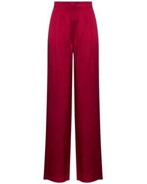 Max Mara Ruby Msealpaca Palazzo Pants - Red