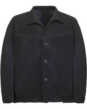 Homme Plissé Issey Miyake Monthly Colors September Shirt Jacket - Black