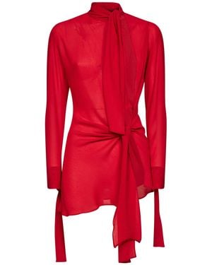 AINT EIJA Miniabito Cut-Out Ava - Rosso