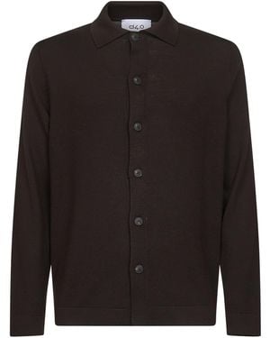 D 40 Virgin Wool Knit Shirt - Black