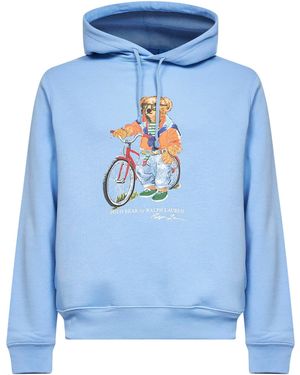Polo Ralph Lauren Hoodie Austin Cotton - Blue