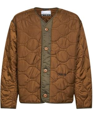 Oamc Peacemaker Ripstop Nylon Combat Jacket/Liner - Brown