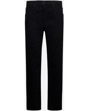 Fendi Ff Denim Jeans - Black