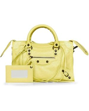 Balenciaga Lemonade Le City Small Handbag - Yellow