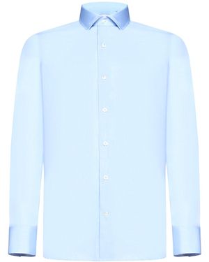 D 40 Camicia Classica - Blu