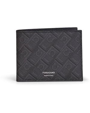 Ferragamo And Monogram Wallet - White