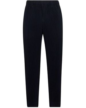 Homme Plissé Issey Miyake Pantalone Basics - Blu