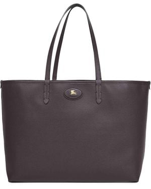 Burberry Bloomsbury Medium Reversible Tote Bag - Purple