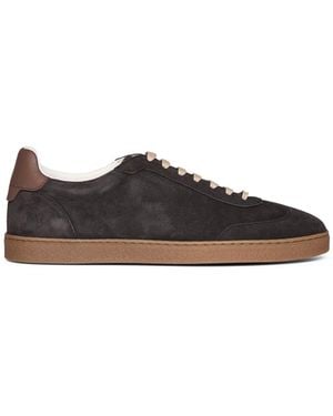 Brunello Cucinelli Trainers Pepper Suede - Grey
