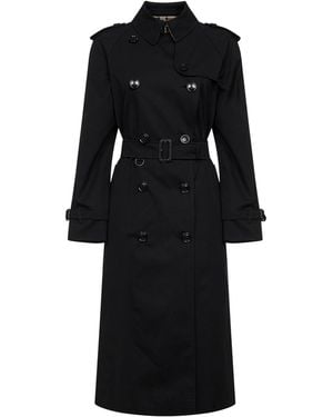 Burberry Heritage Waterloo Long Trench Coat - Black