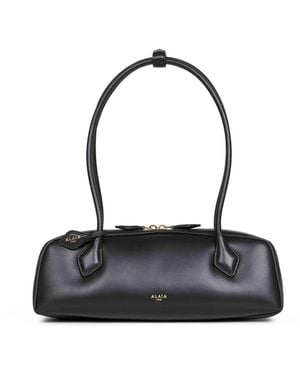 Alaïa Borsa A Spalla Le Teckel Media Nera - Nero