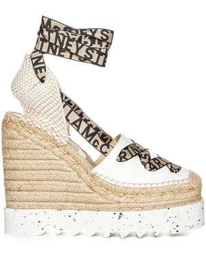 Stella McCartney Gaia Canvas Espadrilles - Natural