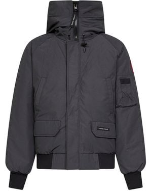 Canada Goose Chilliwack Hooded Bomber Jacket - Gray