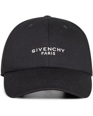 Givenchy Cotton Twill Cap - Black