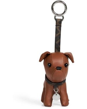 Fendi Leather Ito Dog-Shaped Charm - Multicolour