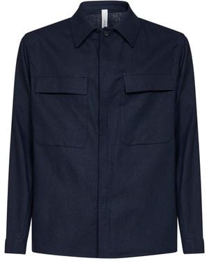Hevò Overshirt Specchiolla - Blu