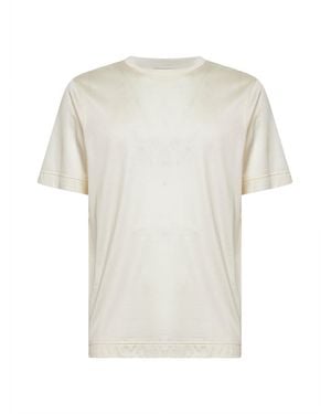 D 40 T-Shirt Girocollo - Bianco