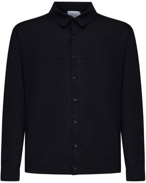 D 40 Virgin Wool Knit Shirt - Blue