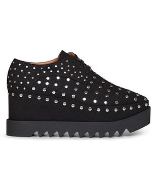Stella McCartney Studded Elyse Wedges - Black