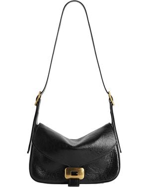 Balenciaga Clicca Shoulder Bag Medium Shoulder Bag - Black
