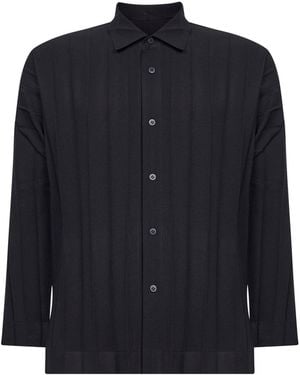 Homme Plissé Issey Miyake Edge Ensemble Shirt - Blue