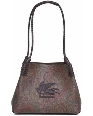 Etro Libra Small Shopping Bag - Brown