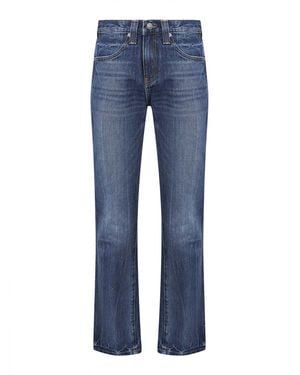 KHAITE Denim Farley Straight-Leg Jeans - Blue
