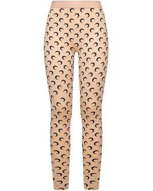 Marine Serre Crescent Moon Lycra Leggings - Metallic