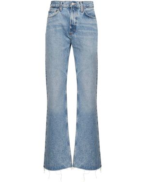 Agolde Light Blue Denim Leena Jeans