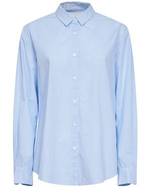 MC2 Saint Barth Cotton Shirt Brigitte - Blue