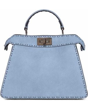Fendi Mercury Peekaboo Iseeu Small Handbag<Br - Blue
