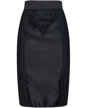 Dolce & Gabbana Pencil Midi Skirt - Black