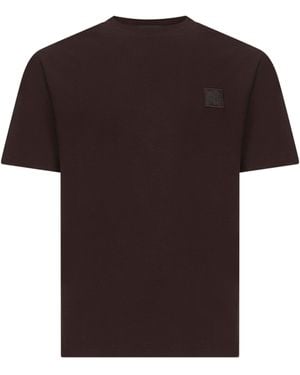 Stone Island Crepe Cotton Jersey Ghost T-Shirt - Red